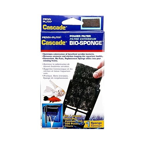 Penn Plax Penn-Plax Cascade 150 or 200 GPH Hang On Filter Aquarium Bio Sponge Replacement; 1 Pack; Cut to fit Cascade 150 or 200 - Image 2