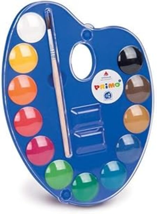 Primo Watercolor Paint Palette 25mm - Made in Italy