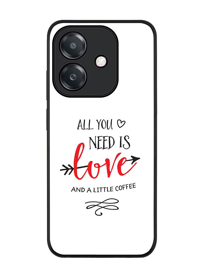 Stylizedd For Oppo A60 5G / A3 5G / A3x 5G Case,Slim fit Camera Protection, Shockproof Thin Phone cover - All You Need Is A Little Love - Image 1