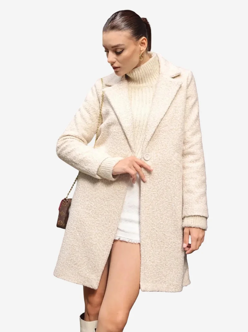 بيغ دارت معطف طويل فاخر كبير الحجم من