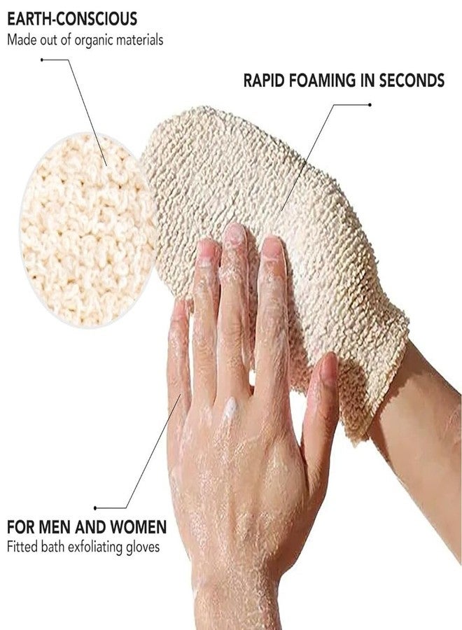 ANVIKA Exfoliating Glove Mitt Body Scrub for Bath Shower Spa Hand Exfoliator Gloves, Dead Skin Cell Remover, Plant Based Deep Exfoliation Scrubber (Body Bath Gloves- 1 Pc) - Image 2