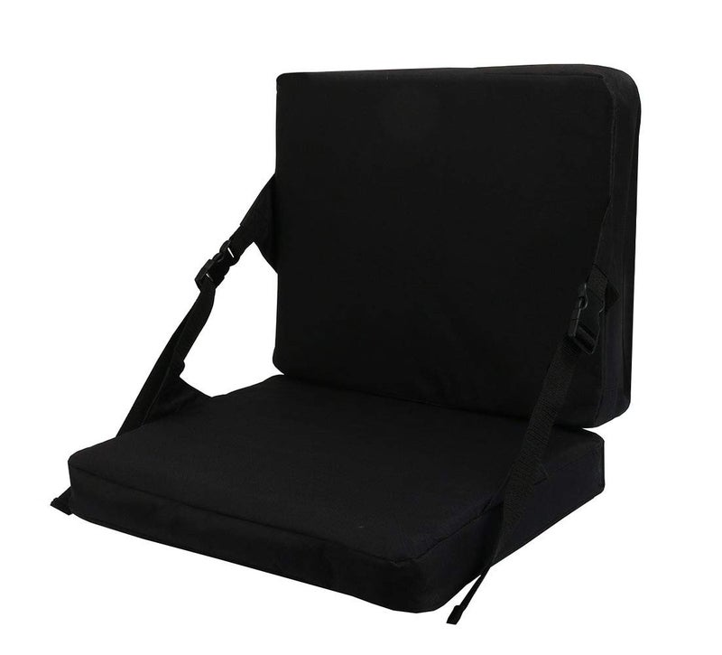 KIMI HOUSE Indoor & Outdoor Folding Chair Cushion, Foldable Portable Stadium Seat,Chair Cushion for Sports Events, Outing, Travellingï¼ŒHiking, Fishing