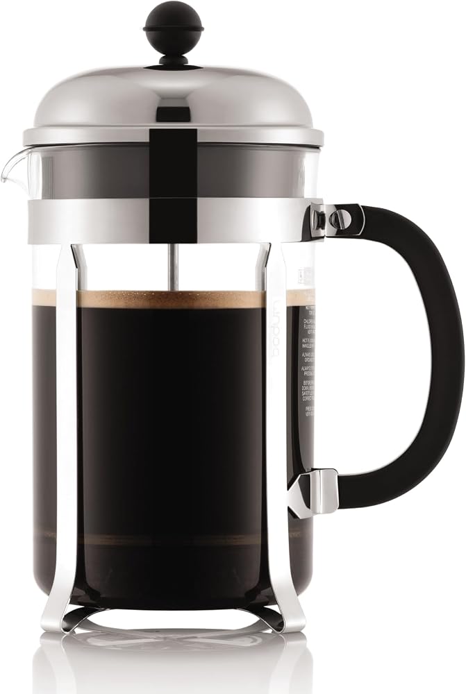 Bodum Chambord French Press Coffee and Tea Maker, 12 Ounce, Chrome - Image 5