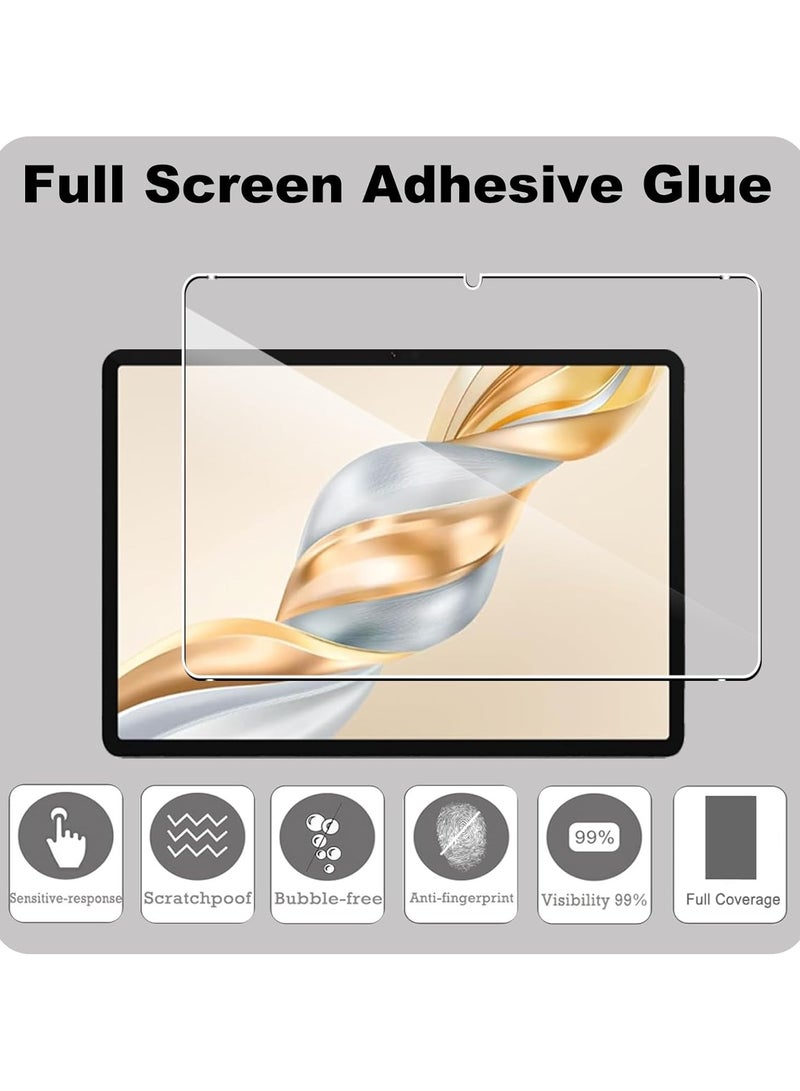 general HONOR Pad X9a Protective Case, Flexible Ultra-Thin Scratch-Resistant Soft TPU Protective Case Lightweight Matte Smooth Soft Touch Anti-Fingerprint Back Cover with 2 Pieces of Tempered Glass - Image 3