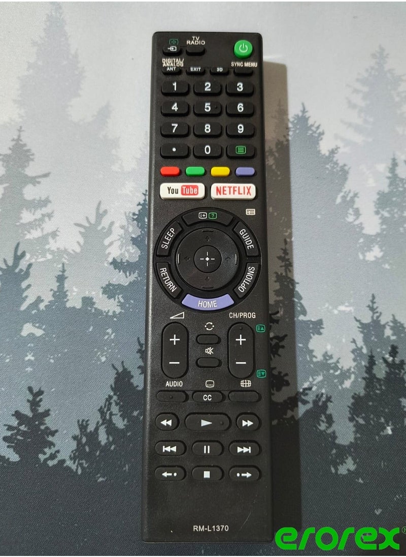 HuHa - Original SONY RMT-TX300P Universal Replacement TV Remote Control Substitute RMF-TX200U RMF-TX300U RMF-TX201U RMF-TX310U RMF-TX220U RMF-TX300B RMF-TX310B RMF-TX200B RMT-TX102U RMT-TX100U - Image 1