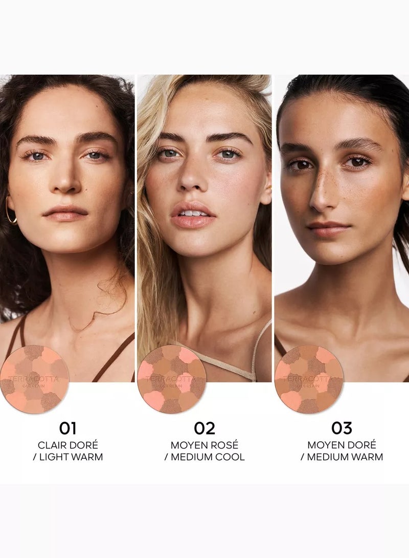 غيرلان بودرة الوجه تيراكوتا لايت من جيرلان لومينوسيتي راديانس 03 متوسطة دافئة 10 جرام - Image 2