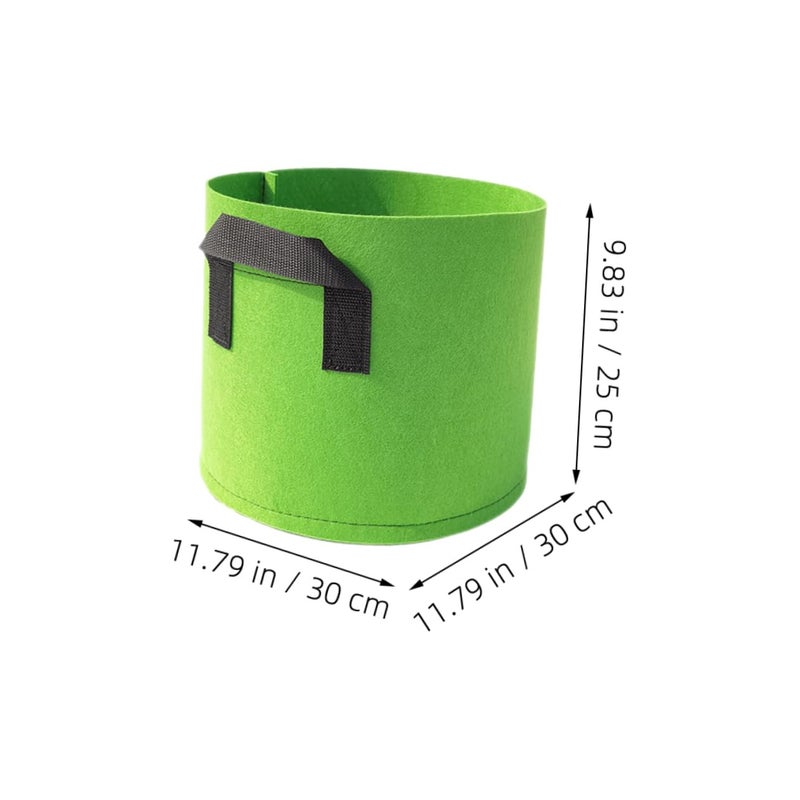 5Pcs Thickened Non-Woven Vegetable Grow Bags 30x30x25 cm Leak Resistant for Plants - Image 3