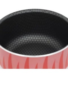 Alsaif Gallery Red Flame Red Cooking Pot With Steel Lid 20cm  - Image 2