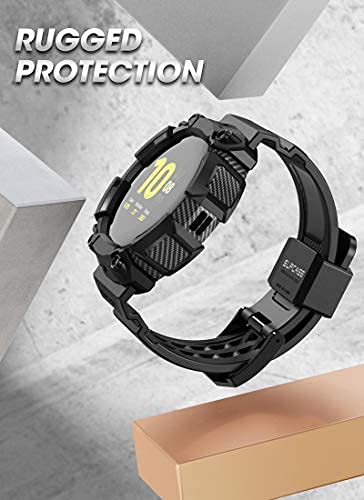 SUPCASE [Unicorn Beetle Pro] Series Case for Galaxy Watch Active 2, Rugged Protective Case with Strap Bands for Galaxy Watch Active 2 [44mm] 2019 Release (Black) - Image 3