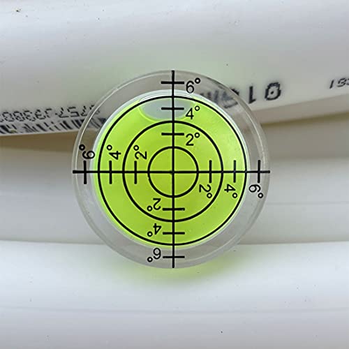 LAIESYA 3Pcs Circular Bubble Level Bullseye Degree Marked Surface Round Spirit Levels Measuring Tool for Leveling Phonograph, Camera, Turntable, Tripod, Telescope (32X7mm) - Image 2