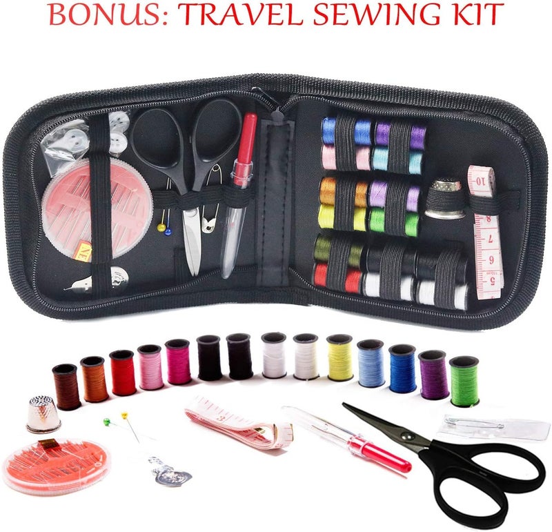 DD Medium Sewing Basket with Sewing Kit for Beginners, Kids, Adults - Image 4