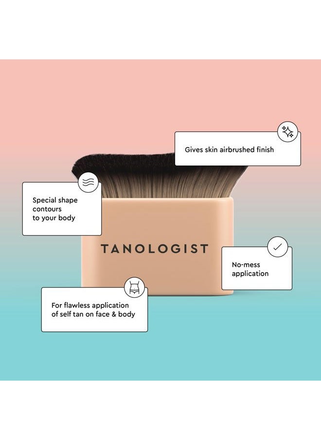 Tanologist Blending Brush for Self Tan - Vegan Body Brush for Flawless Self Tanner Application, 1 Count  - Image 2