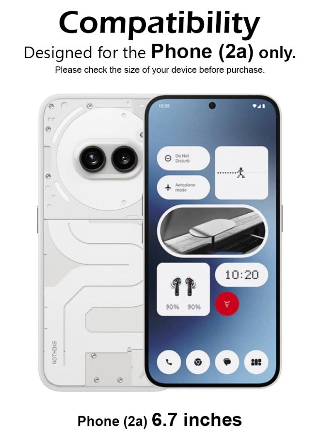 DUSALA Screen Protector For Nothing Phone 2A  9H Hardness Tempered Glass Film, Bubble Free Easy Installation, Full Coverage, Anti Scratch And Touch Sensitive - Image 2