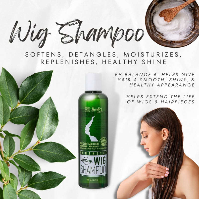 AllDay Locks Synthetic Wig Shampoo (8 oz) | Revitalizing & Refreshing Shampoo | Smoothens, Detangles & Nourishes | Cleanses, Softens and Revitalizes of Synthetic Hair | 8 oz - Image 4