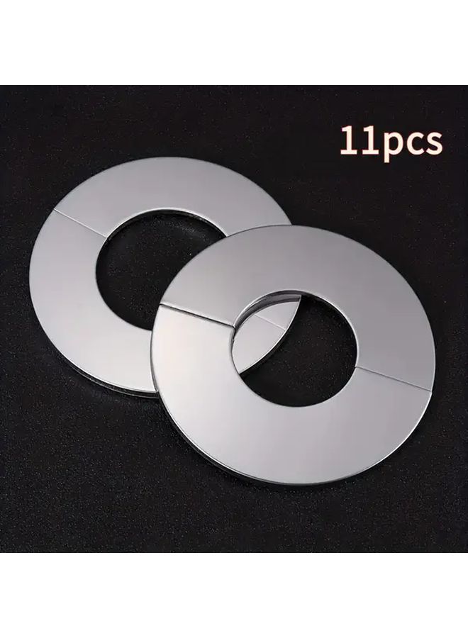 5Pcs Stainless Steel Faucet Cover Set Heavy Duty Split Design Easy Install Multi Fit - Image 5