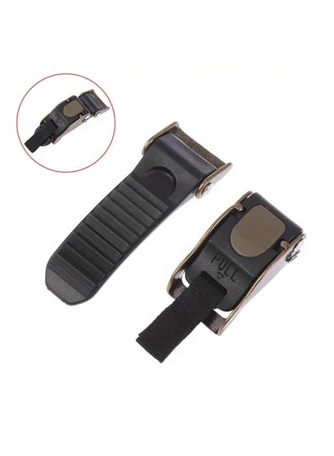 Motorcycle Helmet Replacement Buckle 1pc Electroplated Copper Fastener Clip - Image 4
