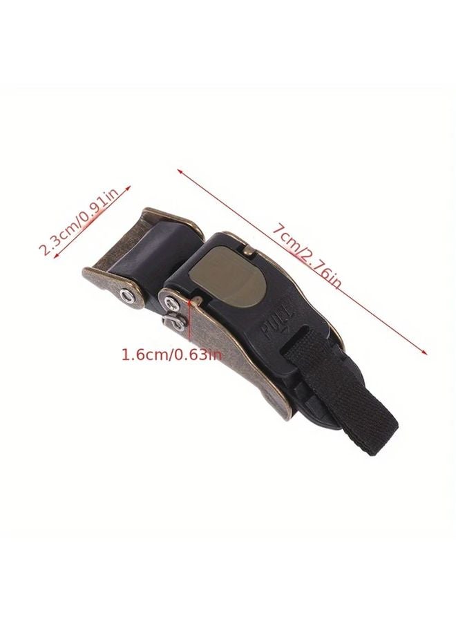 Motorcycle Helmet Replacement Buckle 1pc Electroplated Copper Fastener Clip - Image 2
