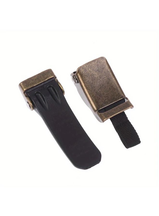 Motorcycle Helmet Replacement Buckle 1pc Electroplated Copper Fastener Clip - Image 3