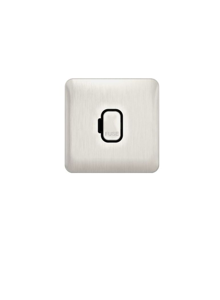 شنايدر إلكتريك شنايدر إلكتريك GGBL5000BSSS Lisse Unswitched FCU 13A الفولاذ المقاوم للصدأ مع الداخلية السوداء  - Image 3