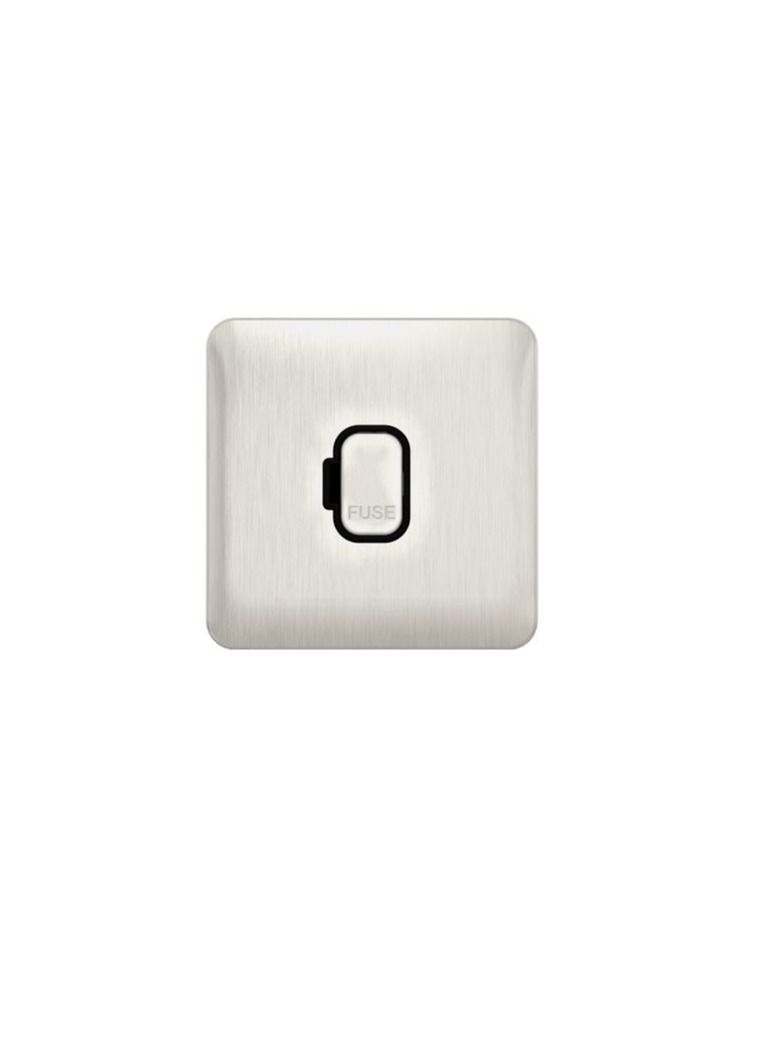 شنايدر إلكتريك شنايدر إلكتريك GGBL5000BSSS Lisse Unswitched FCU 13A الفولاذ المقاوم للصدأ مع الداخلية السوداء  - Image 2