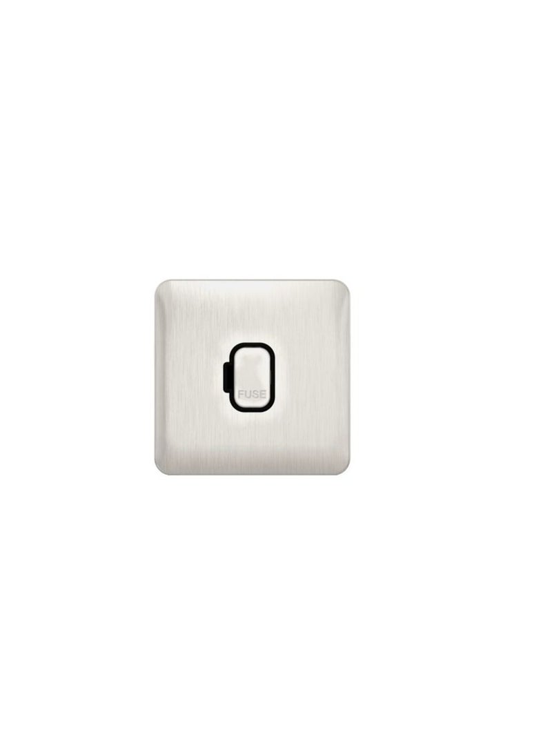 شنايدر إلكتريك شنايدر إلكتريك GGBL5000BSSS Lisse Unswitched FCU 13A الفولاذ المقاوم للصدأ مع الداخلية السوداء  - Image 1