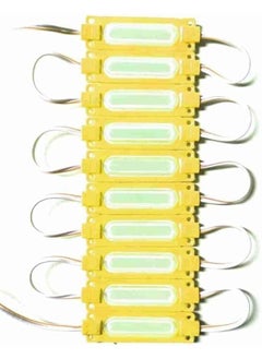 ماركة غير محددة "كبسولات إضاءة LED لتزيين أضواء السيارات، 10 قطع (أصفر)" 