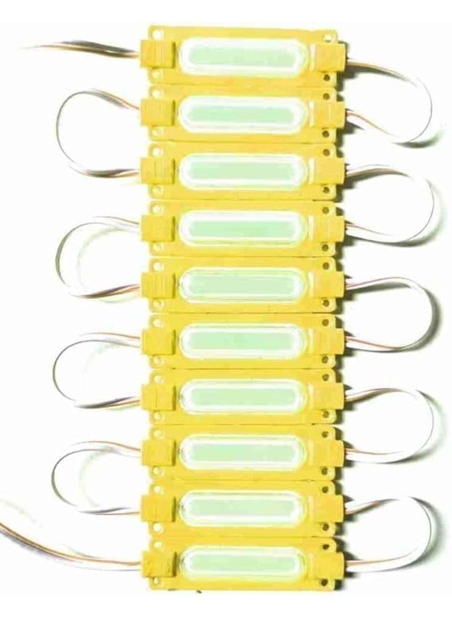 LED lighting capsule for car lights decoration 10 pieces (yellow)