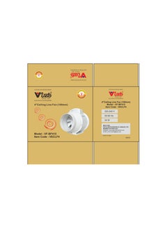 Veto Veto 4 Inch 220V Silent Mix Flow/Inline Duct Fan/Duct Exhaust/Inline Exhaust/Circular Inline Fan, Low Noise, for Bathroom, Kitchen, Hotal, Coffee Shop Warehouse, etc Ventilation  - Image 4
