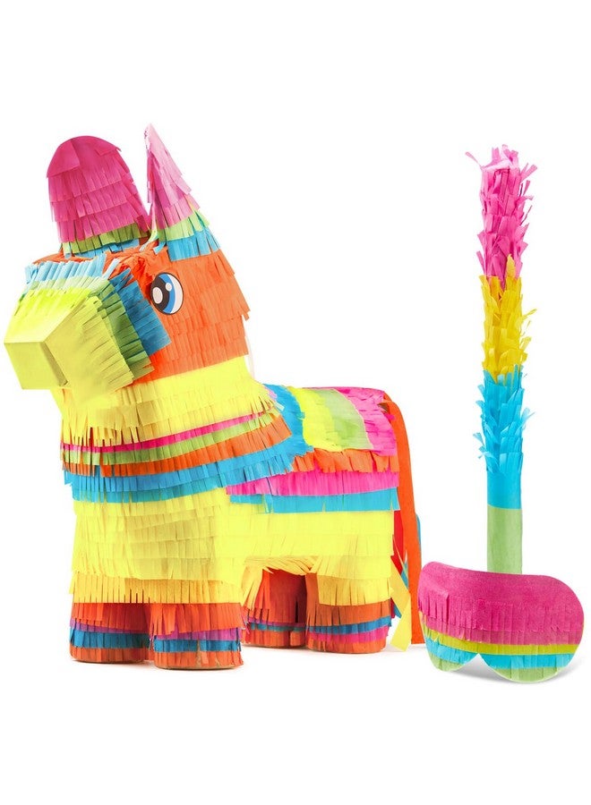 JOYIN Cinco De Mayo Donkey Pinata for Kids Birthday Party, (13 x 20 x 5 in.) for Fun Fiesta Taco Party Supplies, Luau Event Photo Props, Mexican Theme Decoration, Carnivals Festivals, Taco Tuesday Event - Image 1