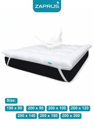 Zaprus Mattress Topper – Soft Microfiber Bed Topper for King, Queen, Single – Hypoallergenic, Breathable & Washable – Luxurious Bed Cushion for Comfort & Support – Sizes Available - pzsku/ZE9CE980007ADCC6698DDZ/45/1750334224/cc143044-fca7-414d-891b-5c169af33171