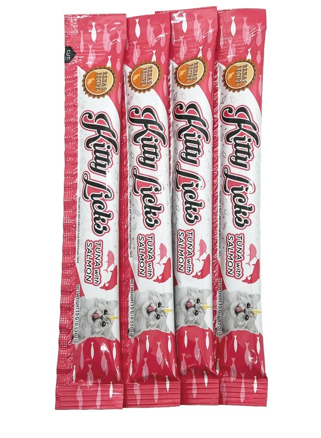 Rena's Recipe Kitty Licks Tuna Barrel (60 Tubes) 4 Flavors X 15 Tubes Cat Treats to Lick - Image 4