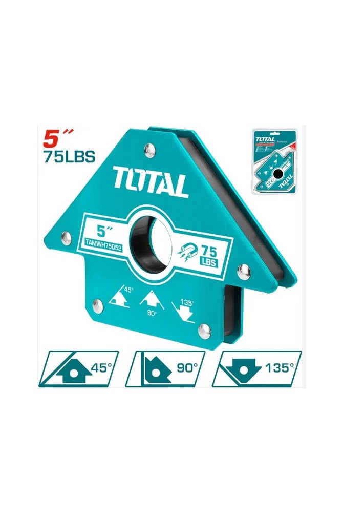 توتال زاوية لحام مغناطيس 5 بوصة للحام الحديد توتال - Image 1
