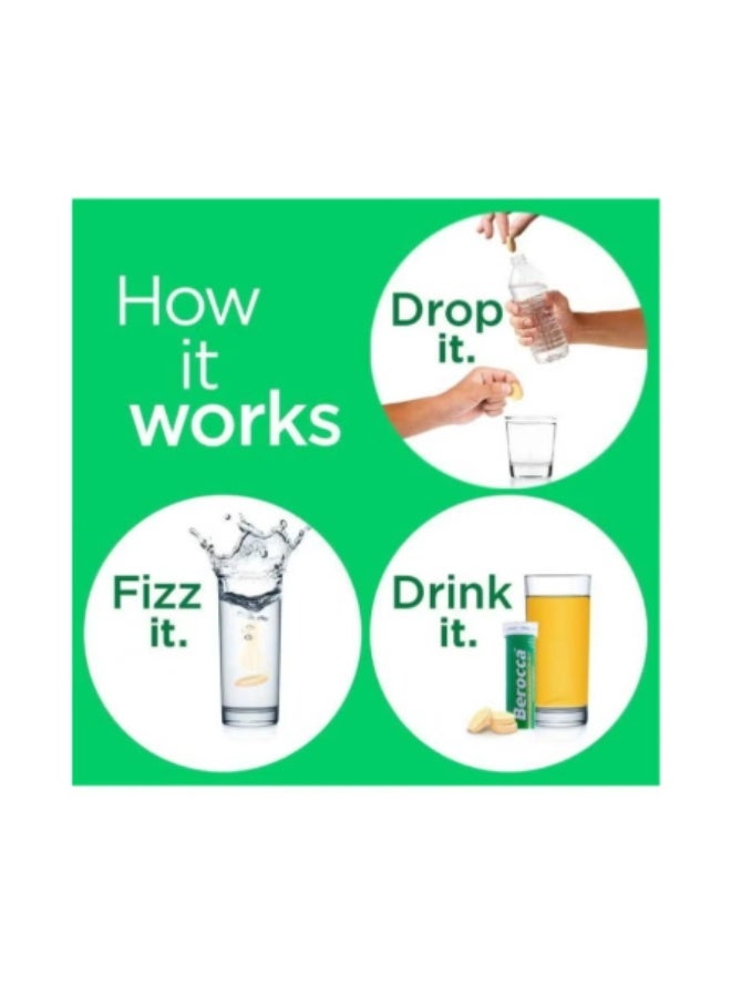 BAYER Berocca Calcium & Magnesium Effervescent Tablets 10’s (Pack of 3) – Complete Bone, Muscle & Nerve Health Support with Refreshing Fizzy Formula - Image 4