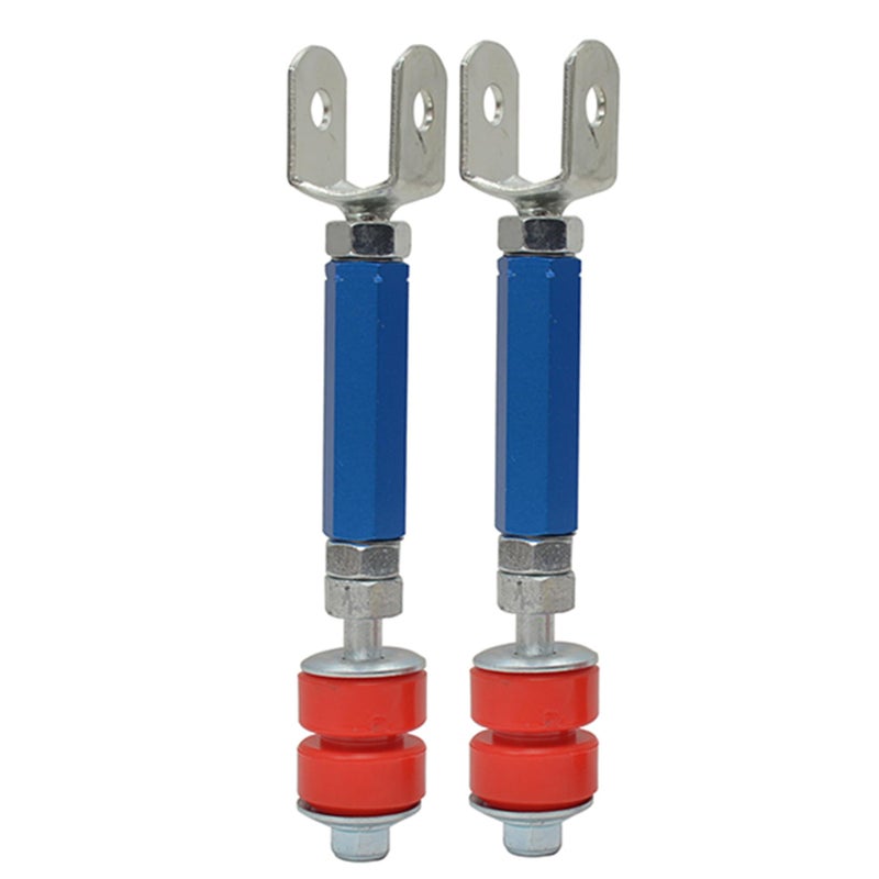 JS SUPER WORK Front Rear Adjustable Extended Sway Bar End Links Fit for LAND CRUISER 100 SeriesStabilizer Link Kit Rear Large blueblackred