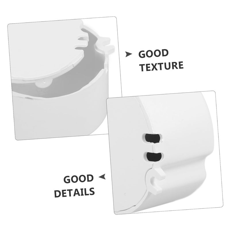 10 قطعة صندوق تخزين بلاستيكي دائري شفاف لحالات المشاريع الكهربائية المصغرة - Image 4