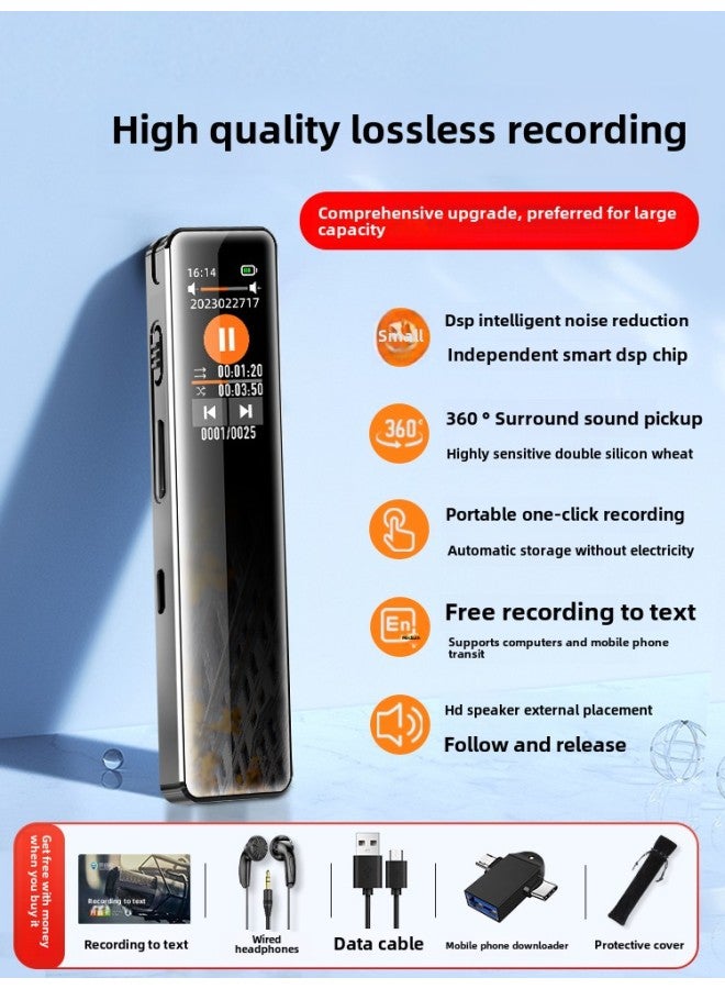 Portable Professional High-definition Noise Reduction Recorder Can Be Converted Into Text For Students To Use In Class With Super Long Standby-Body Color:(android/hongmeng) # Take The Photo And Send It Out-Memory Capacity:32GB [free Headphones + 3-year Warranty + Free Text Transfer + Universal For Mobile Phones And Computers]?  - Image 5