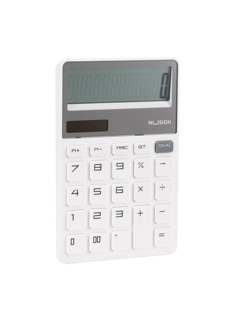 Deli 1-Piece Nusign Desktop Calculator White - Image 3