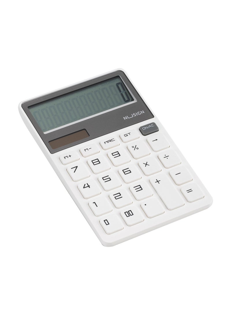 Deli 1-Piece Nusign Desktop Calculator White - Image 4