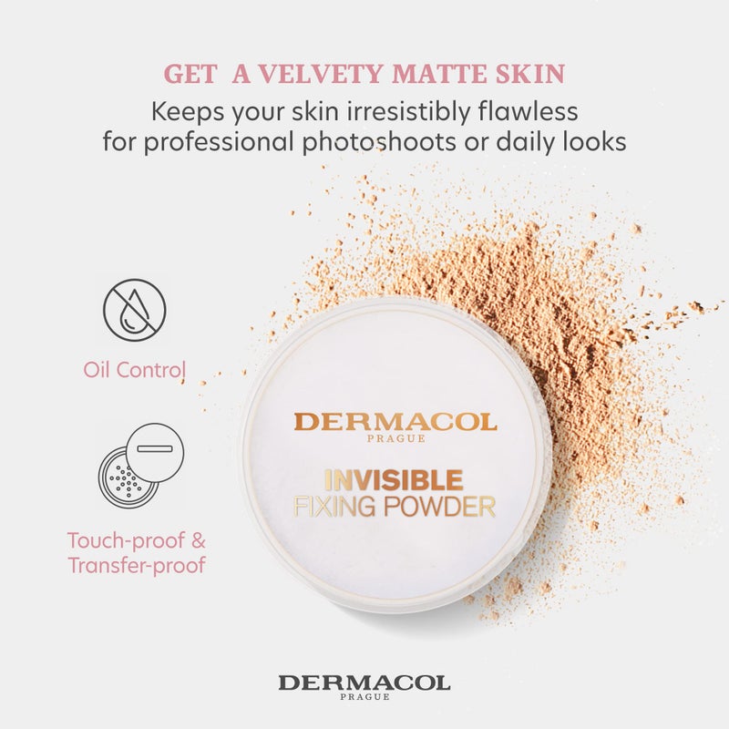 Dermacol Invisible Fixing Powder Color Natural - Image 3