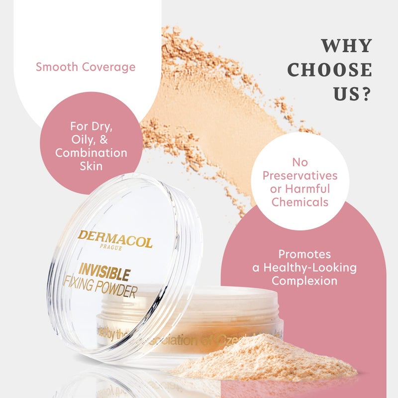 Dermacol Invisible Fixing Powder Color Natural - Image 5