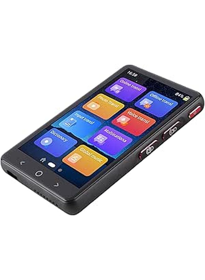 Portable Language Translator Device 4 Inch HD Screen Voice Photo Translator 135 Languages Support for Travel - Image 1