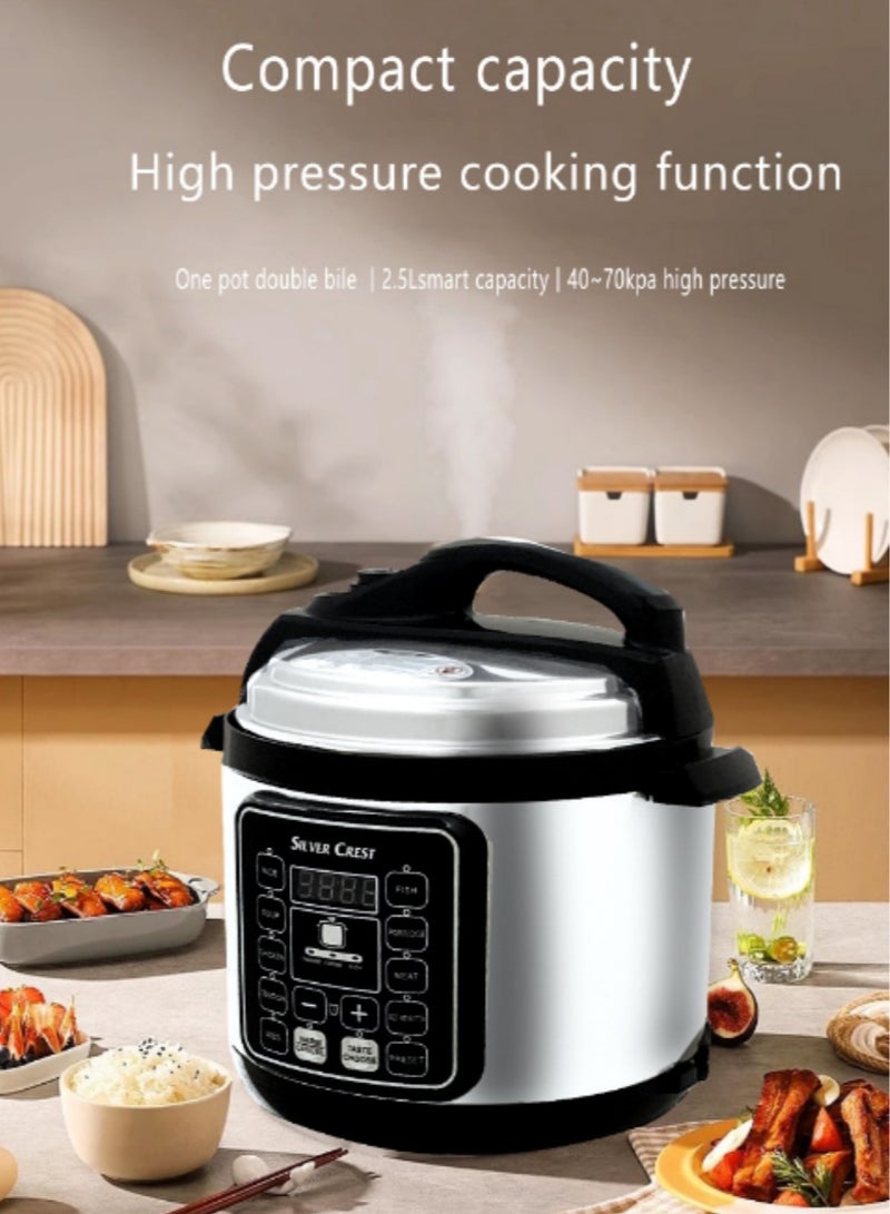 Multifunctional Electric Pressure Cooker, 6 Liter Capacity, Smart Reservation Rice Cooker. - Image 3