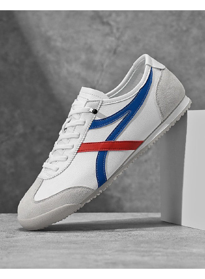 CARTELO Trendy Item】men's Retro Casual Shoes, Comfortable Low-top Sneakers, German Army Trainers, Men's White Shoes - Image 1