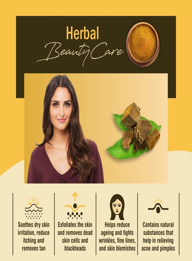 IYUSH Herbal Ayurveda Kasturi Haldi Powder for Face Beauty - 250gm | Wild Turmeric Powder | Amba Haldi Powder | Kasturi Manjal | Kasthuri Manjal Powder for Face | Kasturi Turmeric Powder | - Image 3