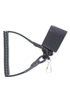 Coiled Cable Tool Lanyard with Carabiners Multi Function Fall Protection Safety Coil Lanyard Waist Belt for Outdoor Black - pzsku/ZE9CF2BBC48C29FDBC0F9Z/45/_/1732119600/b2d5aa84-7580-4038-bd17-a0e04a331955