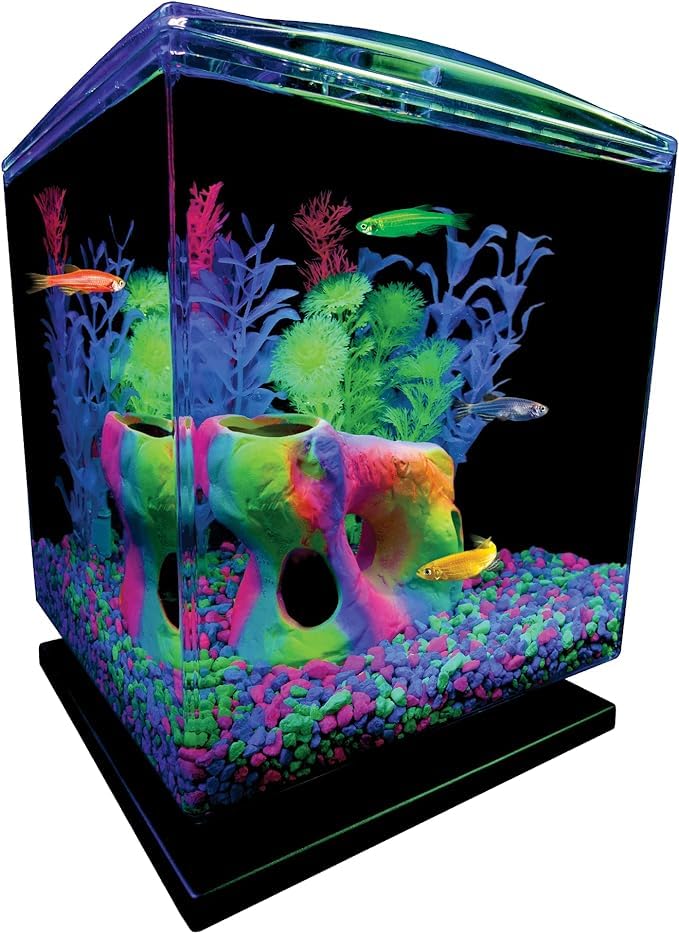 Meridian Multi‑Colored Glitter Aquarium Gravel – 3 kg Pack for Aquarium, Garden Vase and Fountain Decoration - CT - Image 1