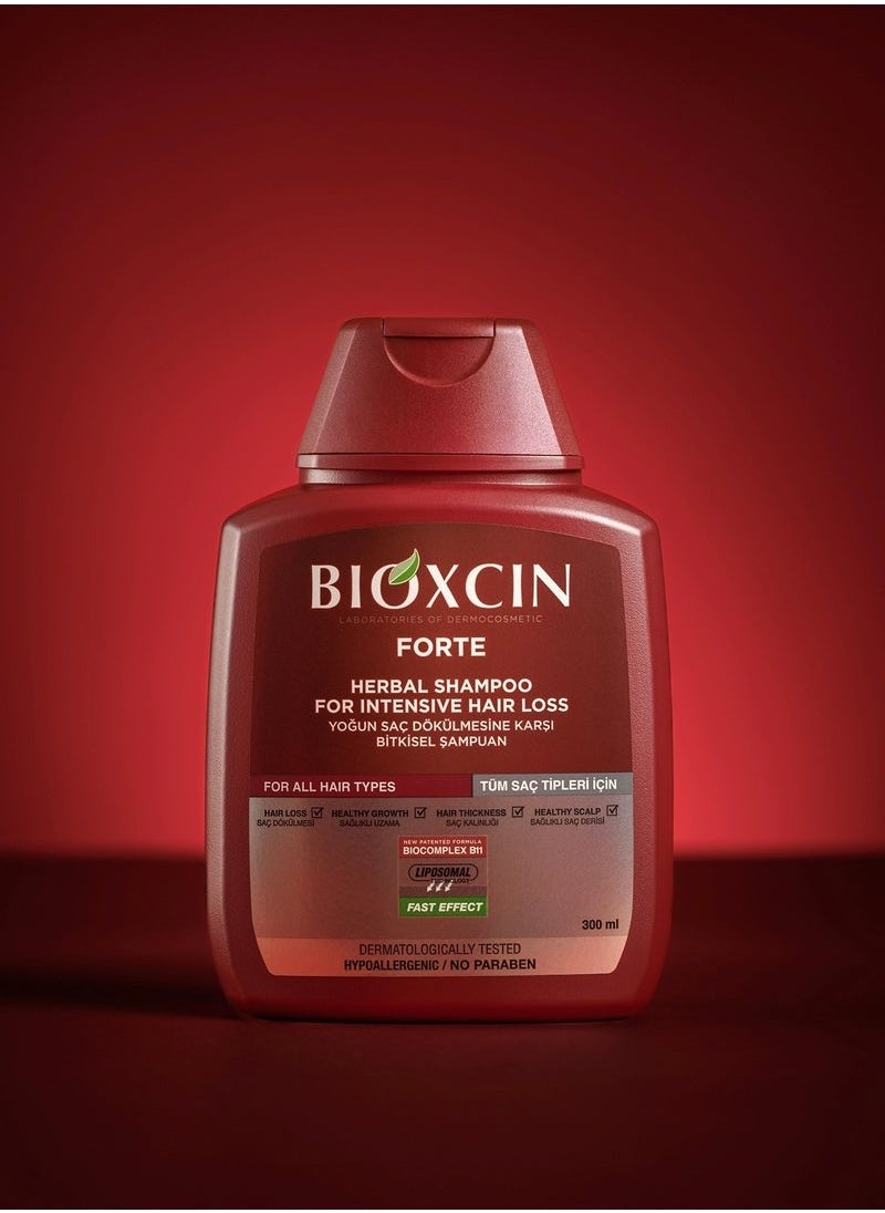 BIOXCIN - FORTE SHAMPOO FOR INTENSIVE HAIR LOSS 300ML - Image 1