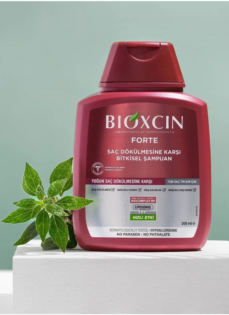 BIOXCIN - FORTE SHAMPOO FOR INTENSIVE HAIR LOSS 300ML - Image 1