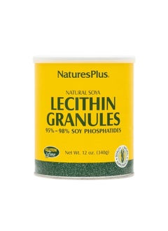 Nature's Plus NaturesPlus Lecithin Granules - 95% Soy Phosphatides, 12 oz - Lecithin Powder Supplement, Pleasant-Tasting, Oil-Free - Vegetarian, Gluten-Free - 45 Servings  - Image 1