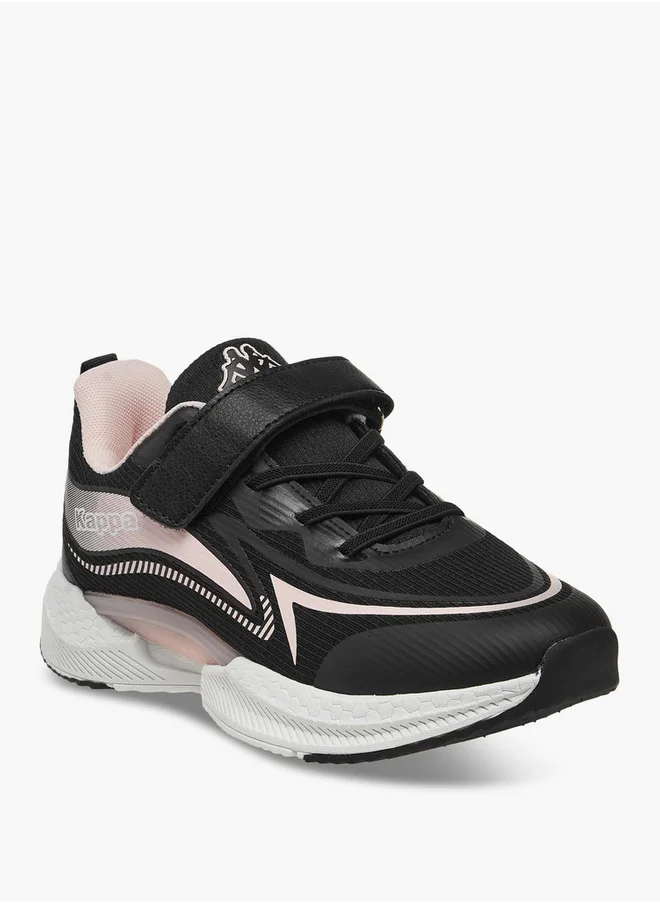 Kappa Girls' Logo Detail Sports Shoes with Hook and Loop Closure